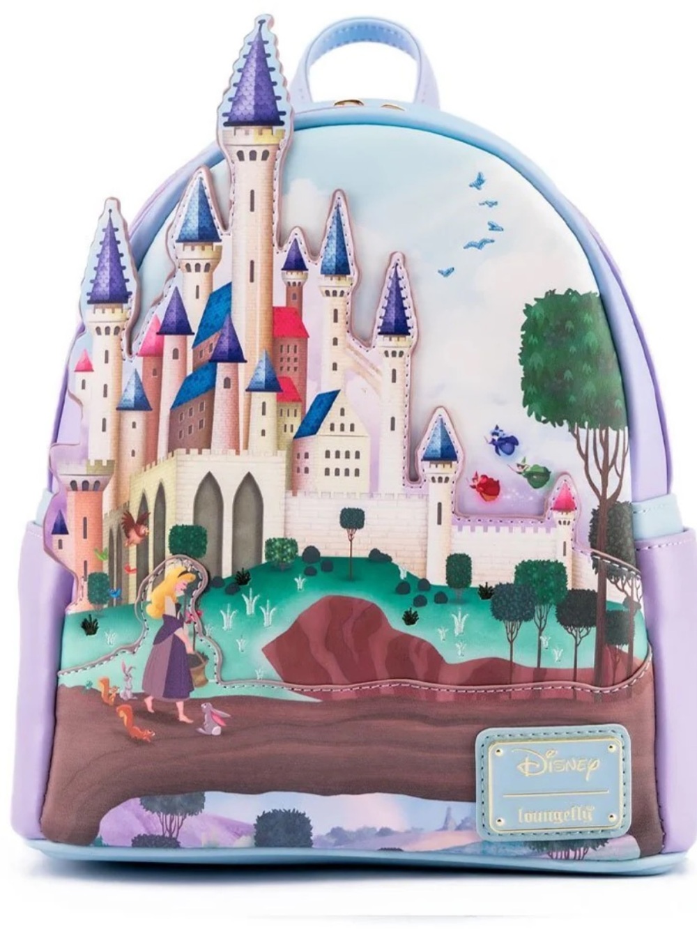 Loungefly Sleeping Beauty Castle series Mini Backpack Hard Tag New!